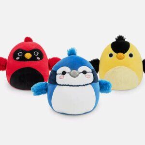 SQUISHMALLOW 5" BIRDS 3-PACK * BABS CAZLAN GERANIUM * SELECT SERIES *